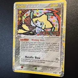 Jirachi Ex Deoxys Holo Stamped 9/107 Rare Pokemon TCG PSA 1 Potential - Image 1