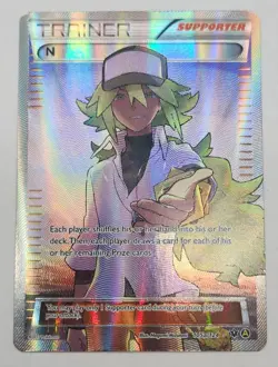 Pokemon TCG N (Supporter) 105A/124 Alternate Art PROMO Holo Fates Collide - Image 1