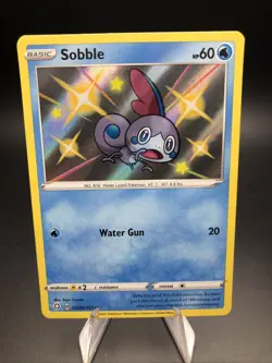 Sobble Shiny Holo Rare - SV025/SV122 Shining Fates Shiny Vault - Pokemon TCG - Image 1