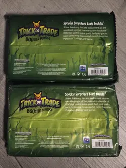 2 Pokemon Halloween Trick or Trade 120 BOOster Pack Bundle 2023 Costco Exclusive - Image 2