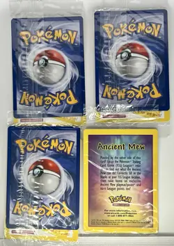 8 Pokemon Sealed Movie promos - Ancient Mew-3 legendary Birds + 4 Movie Set(B) - Image 3