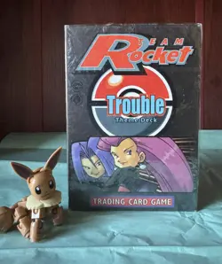 Pokemon 2000 Theme Deck Team Rocket Trouble FACTORY SEALED - Image 1