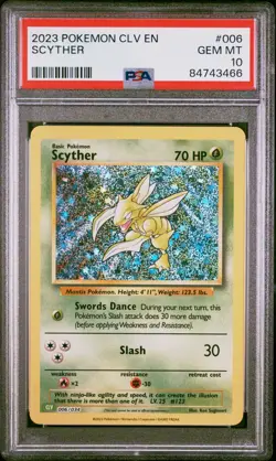 Pokemon TCG 2023 Scyther Classic Venusaur Deck 006/034 PSA Gem Mint 10 - Image 1