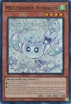 Yugioh! LP Mulcharmy Fuwalos - RA04-EN050 - Super Rare - 1st Edition Lightly Pla - Image 1
