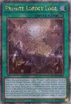 1x Primite Lordly Lode | ROTA-EN058 | QCR | 1st Ed | NM | YuGiOh - Image 1