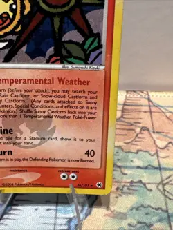 Pokemon TCG Sunny Castform EX Hidden Legends 2004 Card #26/101 Reverse Holo - Image 4