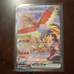 Ethan's Ho-Oh EX 230/182 Destined Rivals Holo Rare Pokemon Card - Image 1
