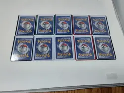 Base Set Pokemon Cards Lot (10) Vintage WOTC NM/LP - Image 2