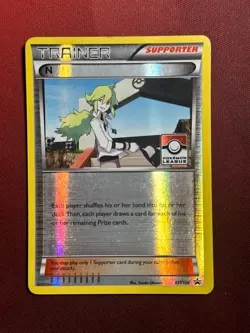 N BW100 Black Star Promo LEAGUE STAMP REVERSE HOLO RH Pokemon TCG card LP - Image 1