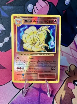 Ninetails 15/108 Reverse Holo 2016 XY Evolutions Pokemon Trading Card Game | LP - Image 1