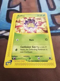 Pokemon TCG - KOFFING - 114/165 - E-Card Series: Expedition 2002 - NM/MINT - Image 2
