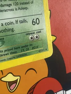 Heracross 6/111 Pokemon Neo Genesis Holo Rare Card - MP - Image 3