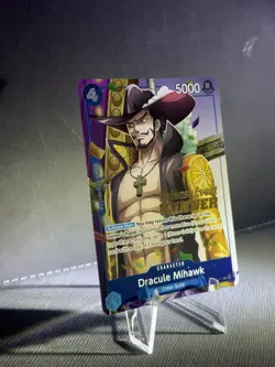 Dracule Mihawk (OP11 Release Event Winner) P-081 One Piece Promotion Cards Foil - Image 3