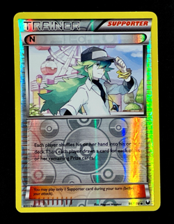 2012 Pokemon N Dark Explorers REVERSE HOLO Foil Black & White Set Card 96/108 NM - Image 1