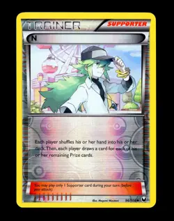 2012 Pokemon N Dark Explorers REVERSE HOLO Foil Black & White Set Card 96/108 NM - Image 3