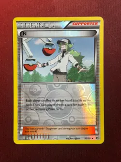 N 92/101 Noble Victories REVERSE HOLO RH Pokemon TCG card NM NEAR MINT - Image 1