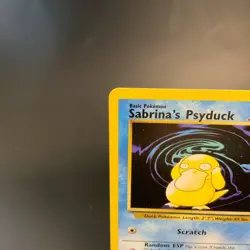 Sabrina's Psyduck 99/132 Gym Challenge Regular NM-LP Vintage Pokemon Card WOTC - Image 2