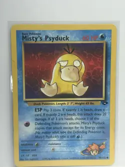 MISTY’S PSYDUCK - Gym Challenge - 90/132 - Common - Pokemon Card - NM - Image 1