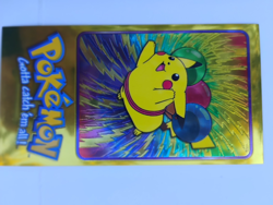 Pokemon Card - Pikachu #4 - Topps - Oversized Jumbo - Tin Topper NM - Image 3