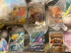 6x Destined Rivals Pokemon Card Lot- Pack Fresh-Misty’s Psyduck, Ho-oh, Crobat + - Image 1