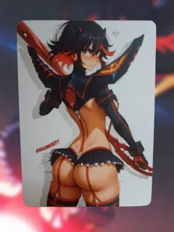 Ryuko Matoi Kill la Kill Anime Waifu Sexy Goddess Doujin Lewd Hentai Card - Image 1