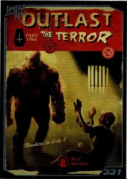 Outlast 1 Limited Run Games Silver Trading Card #331 New No Creases or Tear - Image 1
