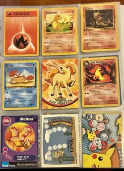Vintage Pokemon Card Collection - No Binder Lot 5 Pages - Holo - Modern LP/NM - Image 1