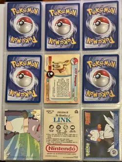 Vintage Pokemon Card Collection - No Binder Lot 5 Pages - Holo - Modern LP/NM - Image 2