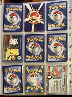 Vintage Pokemon Card Collection - No Binder Lot 5 Pages - Holo - Modern LP/NM - Image 4