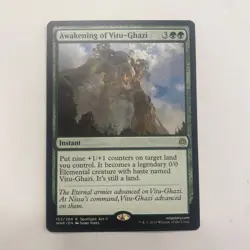 Awakening of Vitu-Ghazi MTG Magic Cards NM - War of the Spark RARE - Image 1