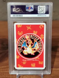 1998 Pokemon Red Red Back Poker Playing Card Jack of Spades - PSA 10 - Image 2