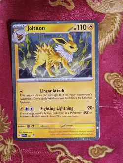 Jolteon 169 Cosmos Holo Scarlet & Violet Pokemon TCG Black Star Promo Card - Image 1