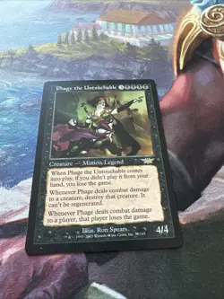 Phage the Untouchable Legions Magic the Gathering NM 2003 MTG - Image 2