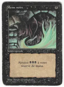 ►Magic-Style◄ MTG - Dark Ritual - French Revised FBB - Poor - Image 1