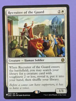 MTG Magic: The List: Recruiter of the Guard - CN2 Reprint #022/221 Rare - NM - Image 1