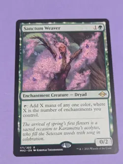 MTG Magic: Modern Horizons 2: Sanctum Weaver #171/303 Rare - NM - Image 1