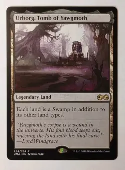 MTG - Urborg, Tomb of Yawgmoth - Ultimate Masters 254/254 - Regular Rare - Swamp - Image 1