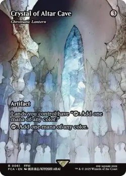 MTG Crystal of Altar Cave #0061 Showcase R FINAL FANTASY: Through the Ages (FCA) - Image 1