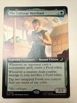 The Cabbage Merchant - 203 - MTG Avatar: The Last Airbender - Rare -Extended Art - Image 1