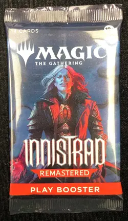 1x - MTG Magic TCG - Innistrad Remastered Play Booster Pack - WC0D3814 - Image 1