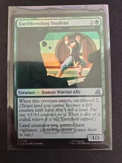 Earthbending Student Mtg Foil Tle 249 - Image 1