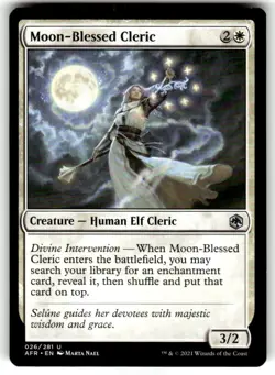 Moon-Blessed Cleric Adventures in the Forgotten Realms Regular MTG - Image 1