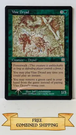 Vine Dryad Mercadian Masques Foil - Image 1