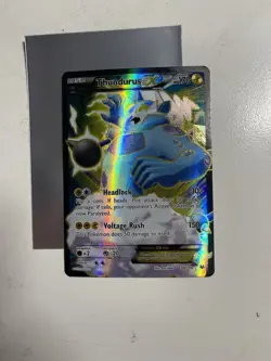 Thundurus EX 98/108 Full Art Ultra Rare Holo - Pokemon TCG XY Roaring Skies - Image 1