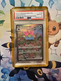 Pokemon Venusaur ex 151 MEW EN Special Illustration Rare #198 PSA 10 Gem Mint - Image 1