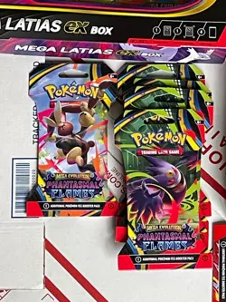 36 packs Pokemon Phantasmal Flames Mega Evolution Destined Rivals Surging Sparks - Image 2
