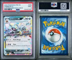 2025 Pokemon Umbreon ex Surprise Box Exclusive PSA 9 Mint - Image 3