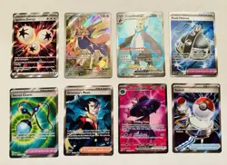Pokemon Phantasmal Flames Lot Of 8 Illustration Rare, Full Art Ultra Rare, & FA - Image 1