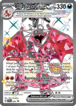 Moderately Played Charizard ex - SVP074 - SVP Black Star Promos Pokemon SV Black - Image 1