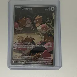2025 Pokemon Mega Evolution Spearow Illustration Rare #151/132 Near Mint - Image 1